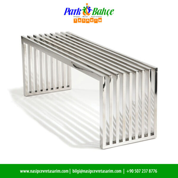 Paslanmaz Çelik Oturma Bankı - PB03