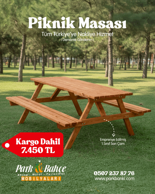 Kampanyalı Piknik Masası (PM-60)